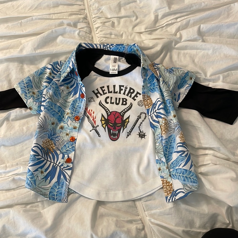 Stranger Things Dustin Henderson Season 4 DIY baby boy costume